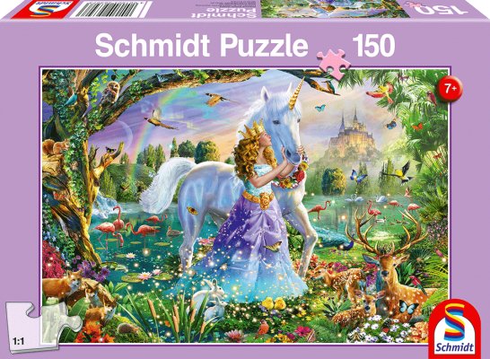 Schmidt 56307 Princess unicorn and castle 150 pcs - 4001504563073 - CrystalLotus.eu