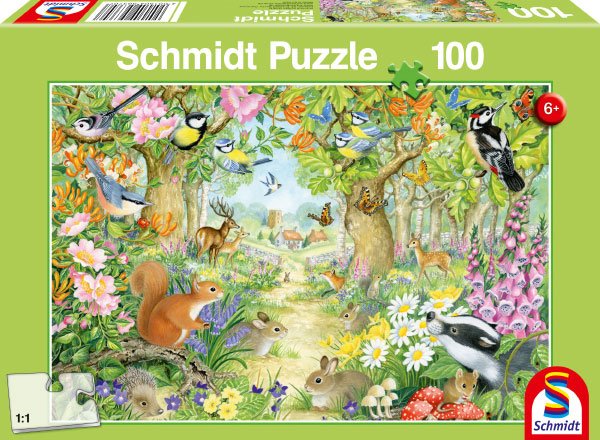 Schmidt 56370 Animals in the forest 100 pcs - 4001504563707 - CrystalLotus.eu