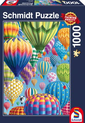 Schmidt 58286 Colorful Balloons in the Sky 1000 pcs - 4001504582869 - CrystalLotus.eu