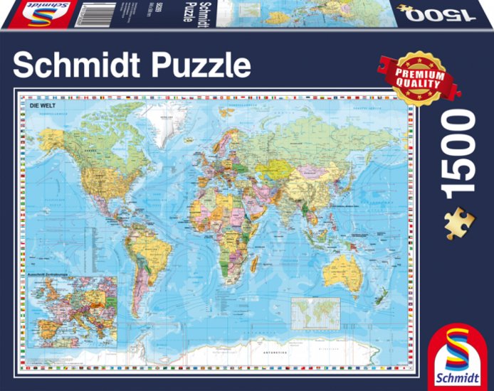 Schmidt 58289 The World 1500 pcs - 4001504582890 - CrystalLotus.eu