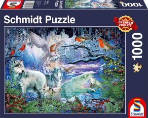 Schmidt 58349 Wolves in a winter forest 1000 pcs - 4001504583491 - CrystalLotus.eu