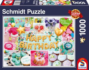 Schmidt 58379 Happy Birthday 1000 pcs - 4001504583798 - CrystalLotus.eu