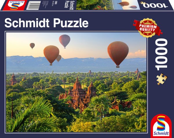 Schmidt 58956 Hot air balloons Mandalay Myanmar 1000 pcs - 4001504589561 - CrystalLotus.eu