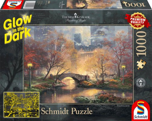 Schmidt 59496 Autumn in Central Park Glow in the Dark 1000 pcs - 4001504594961 - CrystalLotus.eu