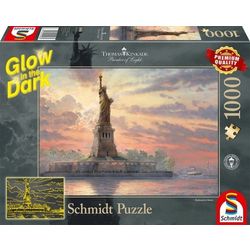 Schmidt 59498 - Statue Of Liberty At Dusk (Glow in the Dark) (1000 pcs) - 4001504594985 - CrystalLotus.eu