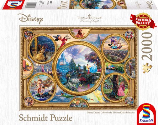 Schmidt 59607 Disney Dreams Collection 2000 pcs - 4001504596071 - CrystalLotus.eu