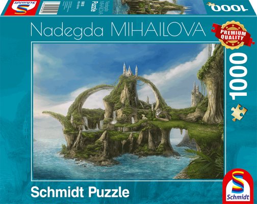 Schmidt 59610 Island of waterfalls 1000 ps - 4001504596101 - CrystalLotus.eu
