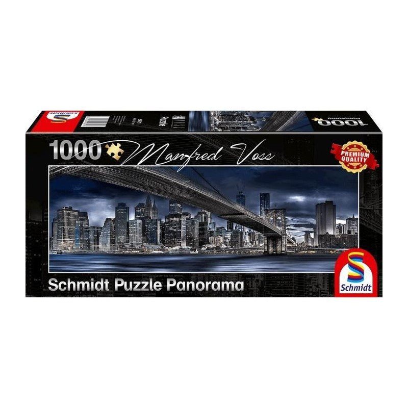 Schmidt 59621 New York, Dark Night Panorama 1000 pcs - 4001504596217 - CrystalLotus.eu