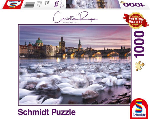 Schmidt 59695 Prague – Swans 1000 pcs - 4001504596958 - CrystalLotus.eu