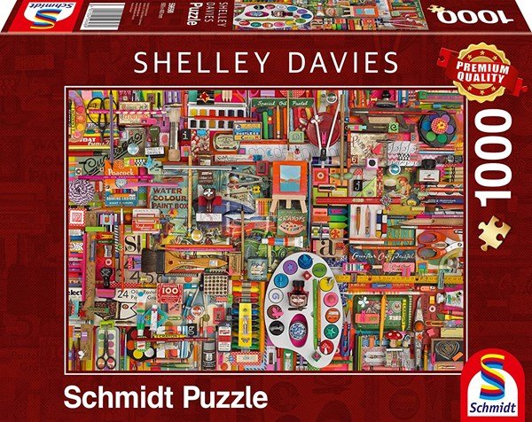 Schmidt 59698 Puzzle Shelley: Vintage Art 1000 pcs - 4001504596989 - CrystalLotus.eu