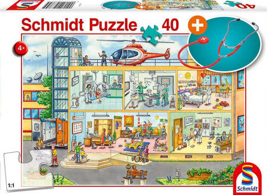 Schmidt Spiele 56374 At the children’s hospital, 40 pcs - 4001504563745 - CrystalLotus.eu