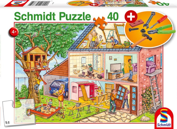 Schmidt Spiele 56375 Busy workmen, 40 pcs - 4001504563752 - CrystalLotus.eu