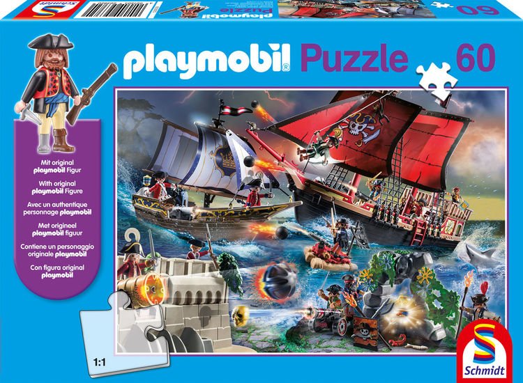 Schmidt Spiele 56382 Pirates 60 pcs - 4001504563820 - CrystalLotus.eu