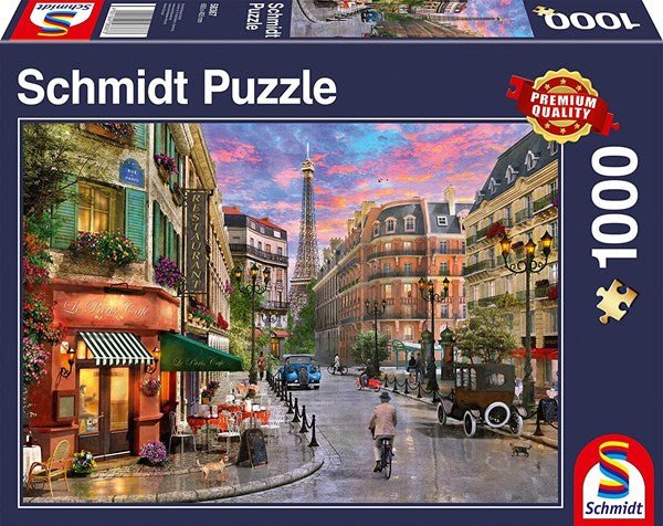 Schmidt Spiele 58387 "Street to The Eiffel Tower" 1000 pcs - 4001504583873 - CrystalLotus.eu