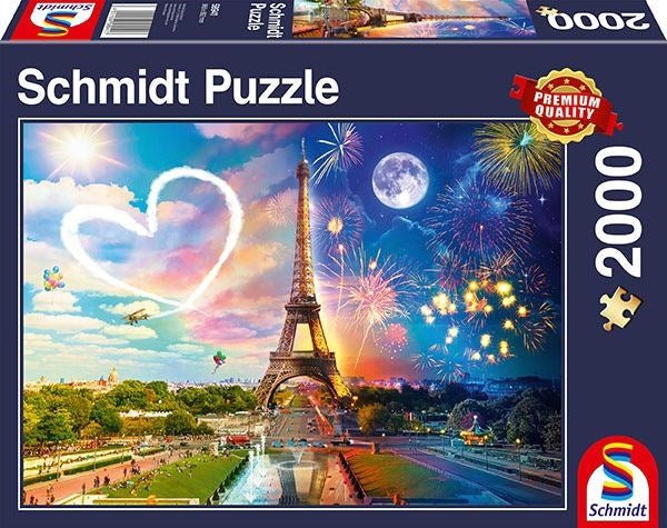 Schmidt Spiele 58941 "Paris, Day and Night" 2000 pcs - 4001504589417 - CrystalLotus.eu