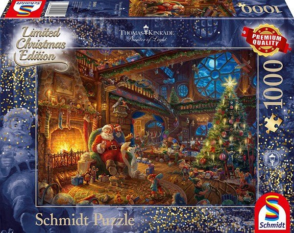 Schmidt Spiele 59494 Thomas Kinkade: "Santa Claus and His Secret Helper" 1000 pcs - 4001504594947 - CrystalLotus.eu