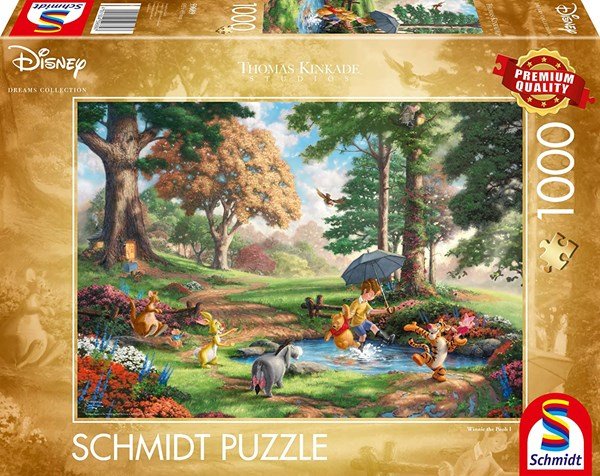 Schmidt Spiele 59689 Thomas Kinkade: "Disney, Winnie The Pooh" 1000 pcs - 4001504596897 - CrystalLotus.eu