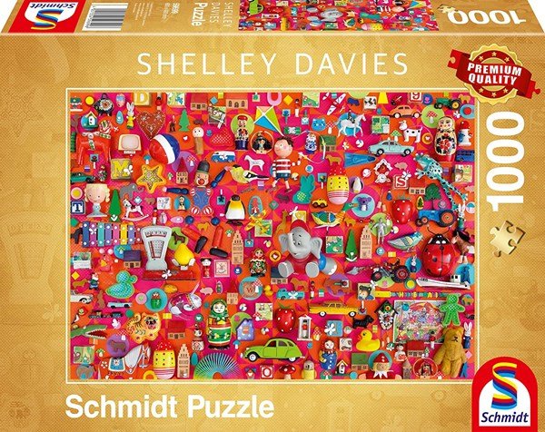 Schmidt Spiele 59699 Shelley Davies: &quot;Vintage Toys&quot; 1000 pcs - 4001504596996 - CrystalLotus.eu