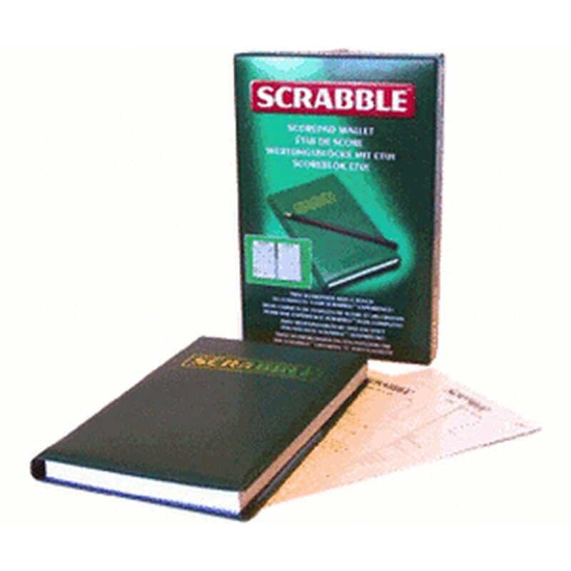Scrabble Scorebook with Pen - 5060058550082 - Crystal Lotus