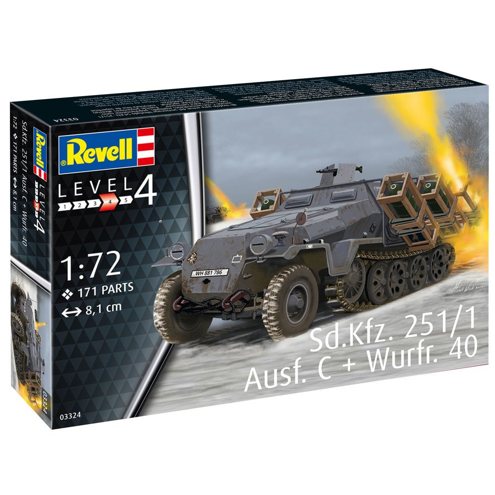 Sd.Kfz. 251/1 Ausf. C + Wurfr. 4 (1:72) - 4009803033242 - CrystalLotus.eu