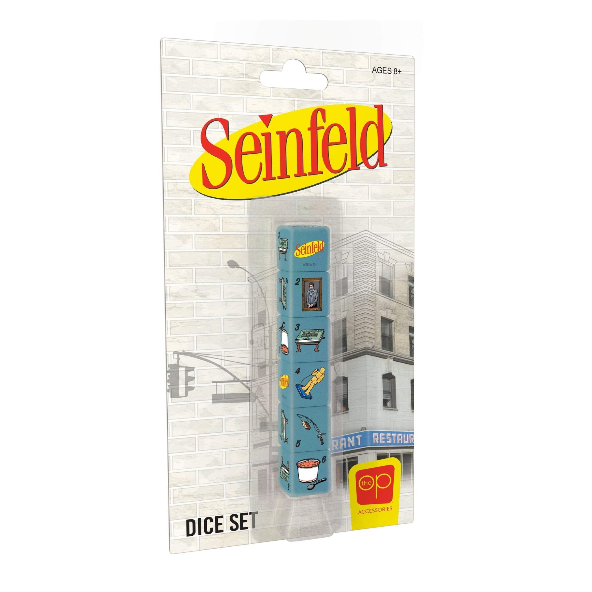 Seinfeld Dice Set | Collectible d6 Dice Featuring Characters &amp; References - 700304154767 - CrystalLotus.eu