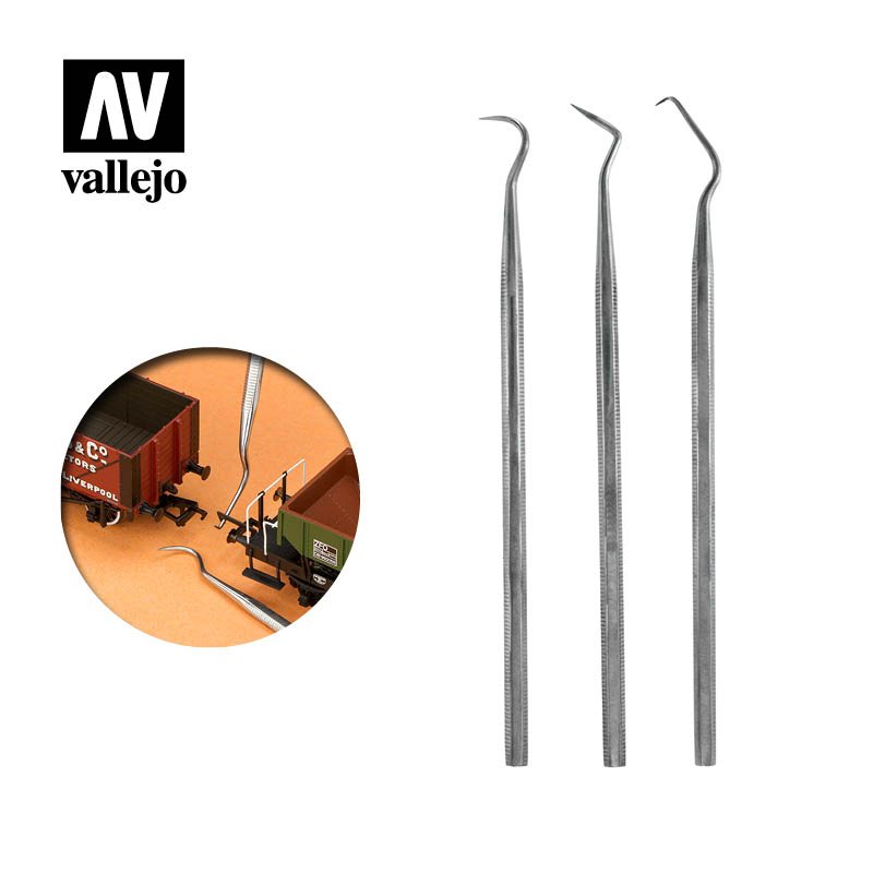 Set of 3 Stainless Steel Probes - 8429551930079 - CrystalLotus.eu