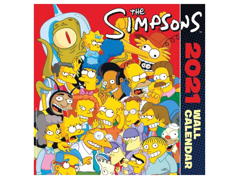 Simpsons Calendar 2021 *English Version* - 9781838544744 - CrystalLotus.eu