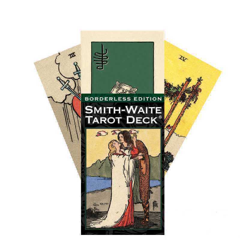 Smith Waite Borderless Tarot cards - 9781572818835 - Crystal Lotus