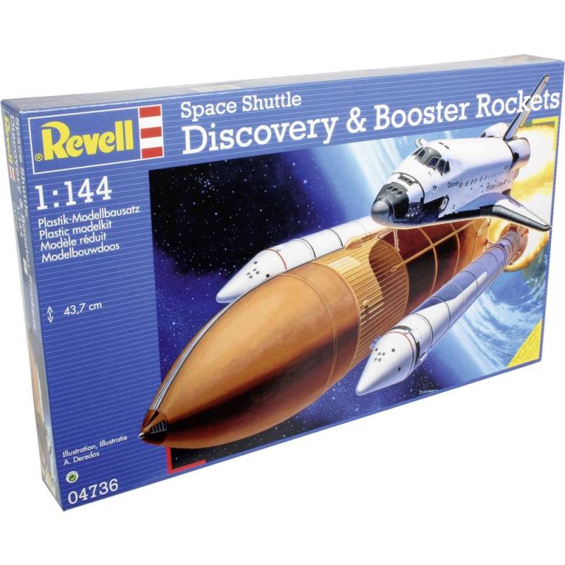 Space Shuttle Discovery + Booster Rockets (1:144) - 4009803047362 - CrystalLotus.eu