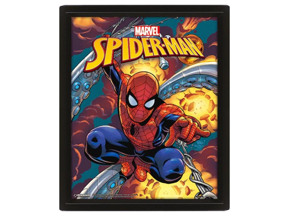 Spider - man Costume Blast 3D Lenticular Poster - 5051265845542 - CrystalLotus.eu