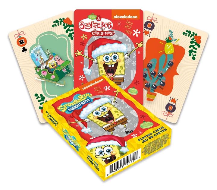 SpongeBob Playing Cards Holidays - 840391141759 - CrystalLotus.eu