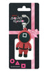 Squid Game 3D Rubber Keychain Square Guard 6 cm - 5050293393636 - CrystalLotus.eu