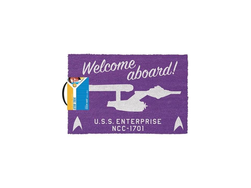 Star Trek Doormat Welcome Aboard 40 x 60 cm - 5050293853963 - CrystalLotus.eu