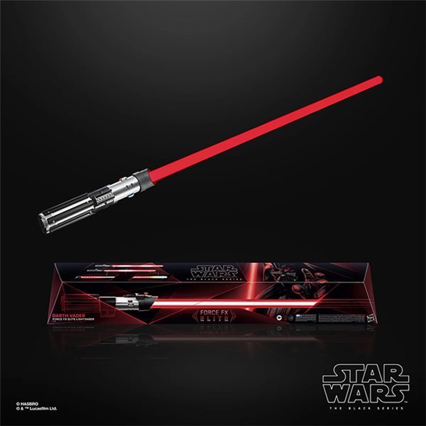 Star Wars: Black Series - Darth Vader Force FX Elite Lightsaber (Life Size Prop Replica) - 5010993965434 - CrystalLotus.eu