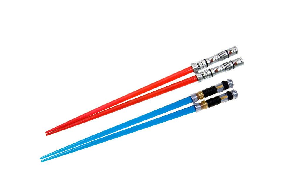 Star Wars Chopstick Darth Maul &amp; Obi - Wan Kenobi Lightsaber Chopstick Battle 2 - Set - 4934054922079 - CrystalLotus.eu