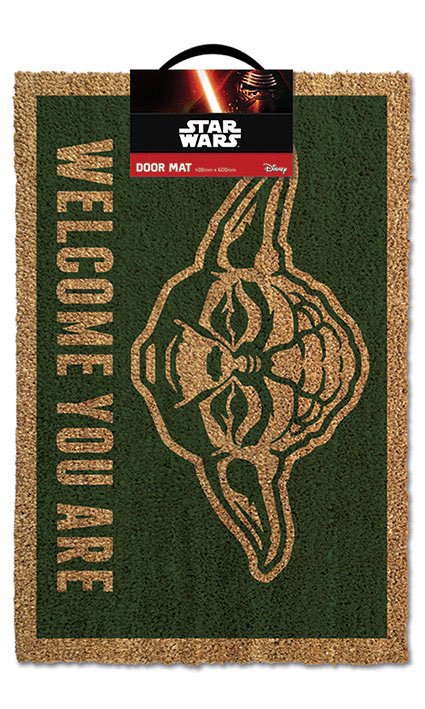 Star Wars Doormat Yoda 40 x 60 cm - 5050293850528 - CrystalLotus.eu