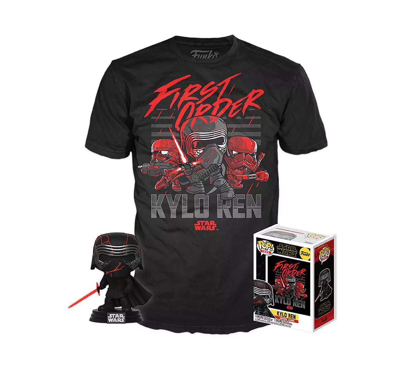 Star Wars Episode IX POP! &amp; Tee Box Kylo Ren (Supreme Leader) Size L - 889698423953 - CrystalLotus.eu