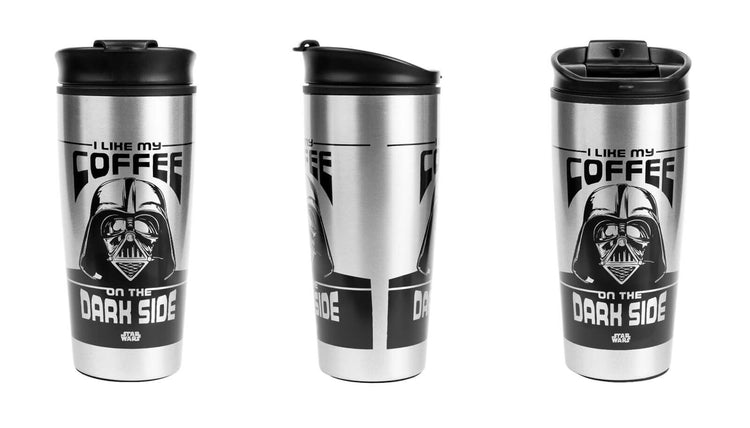 Star Wars (I Like My Coffee On The Dark Side)Metal Travel Mug - 5050574257091 - CrystalLotus.eu