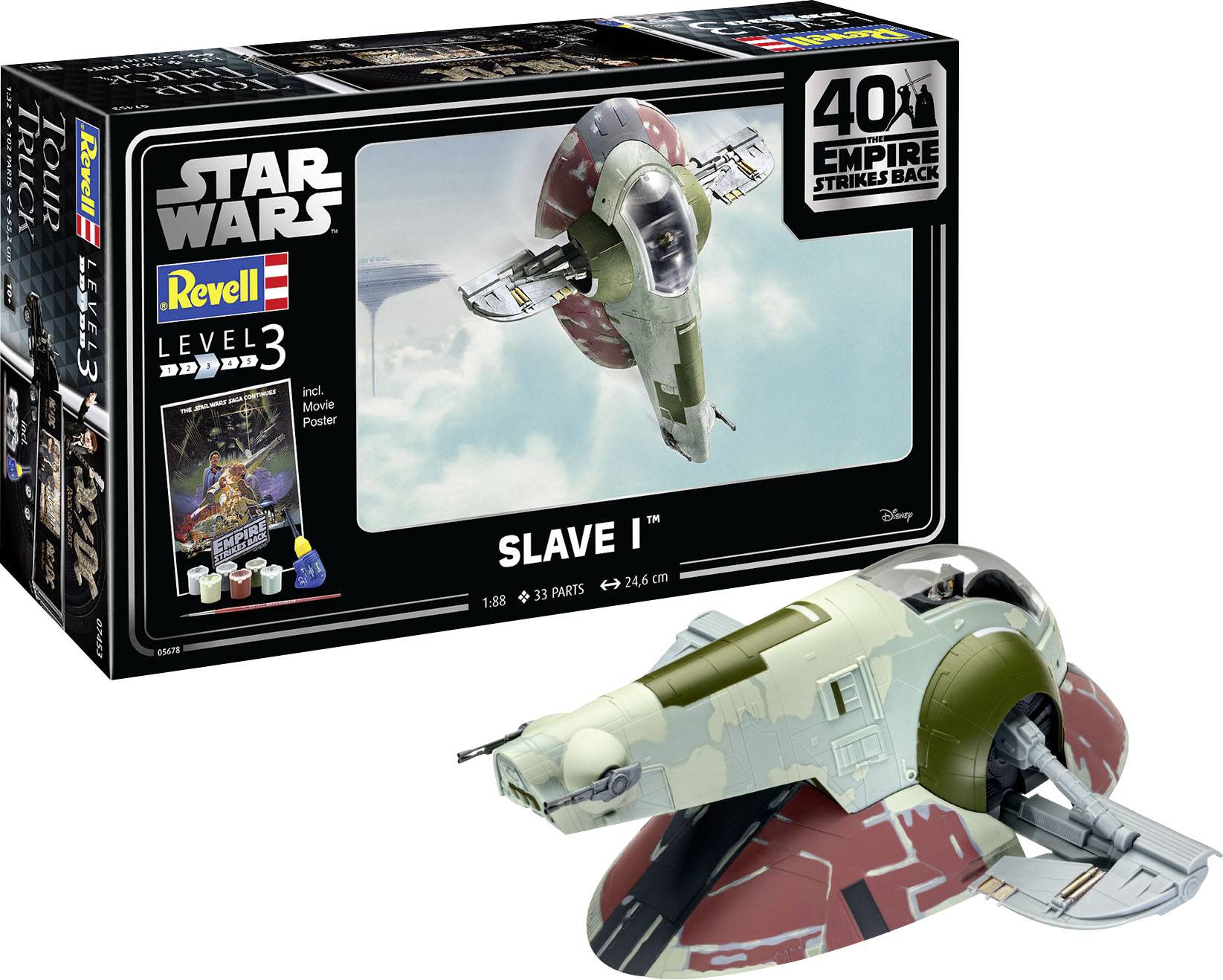 Star Wars - Slave I - 40th Anniversary The Empire strikes back (1:88) - 4009803056784 - CrystalLotus.eu