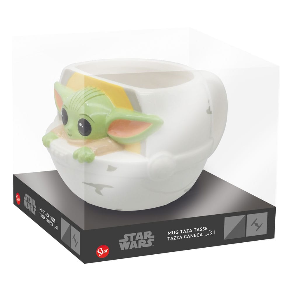 Star Wars The Mandalorian 3D Mug Grogu 385 ml - 8412497789436 - CrystalLotus.eu