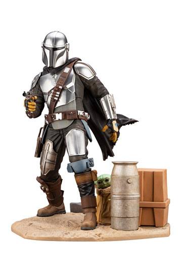 Star Wars The Mandalorian ARTFX Statue 1/7 Mandalorian &amp; The Child 26 cm - 4934054030613 - CrystalLotus.eu