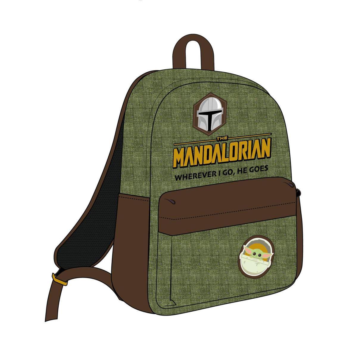 Star Wars The Mandalorian Backpack Wherever I Go - 8445484023084 - CrystalLotus.eu