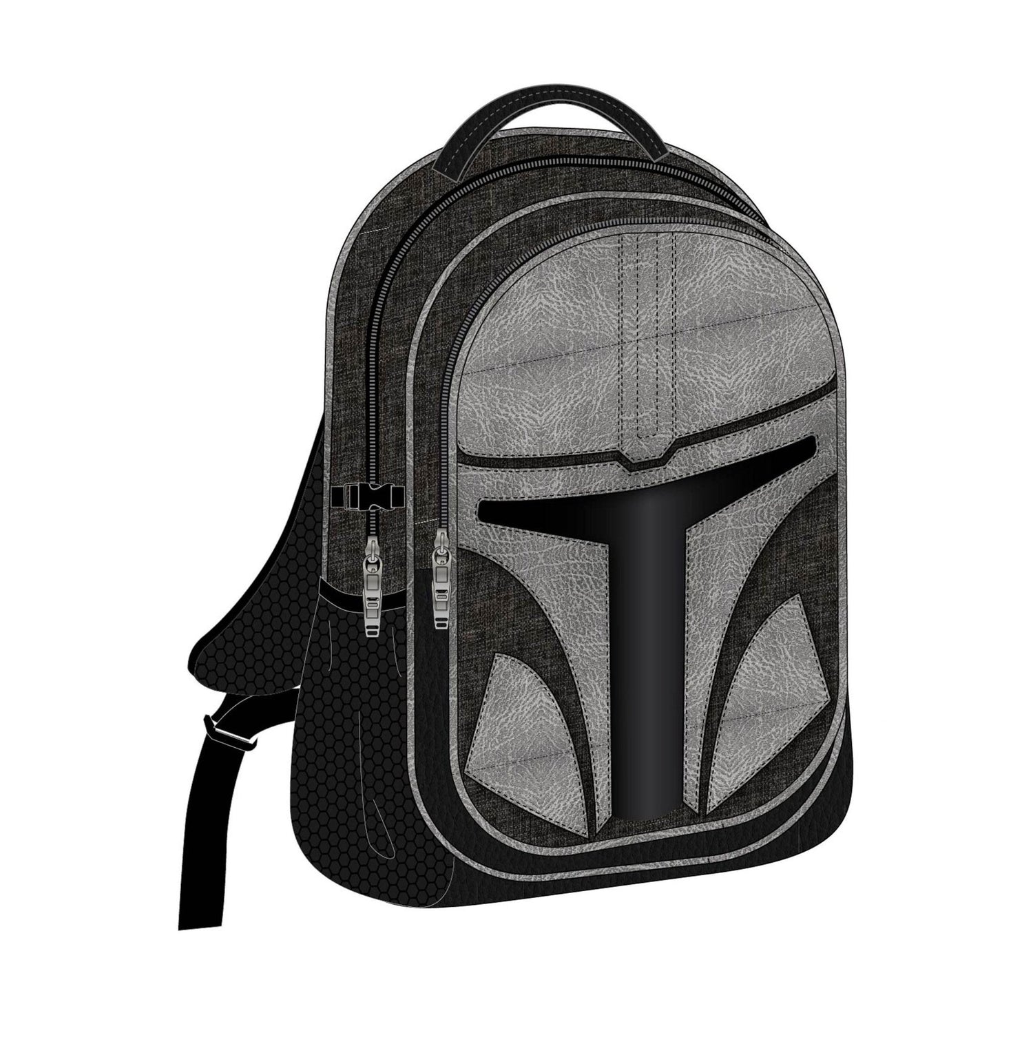 Star Wars The Mandalorian Casual Fashion Backpack The Mandalorian - 8427934473083 - CrystalLotus.eu