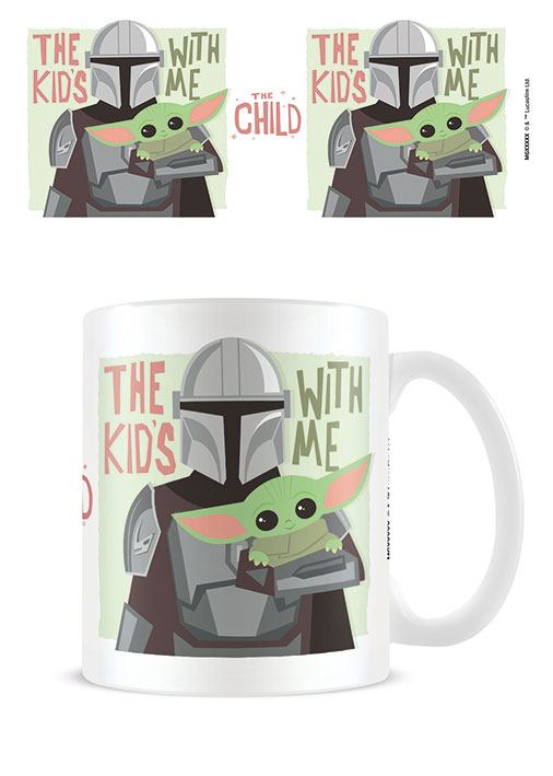 Star Wars The Mandalorian Mug The Kids With Me - 5050574262132 - CrystalLotus.eu