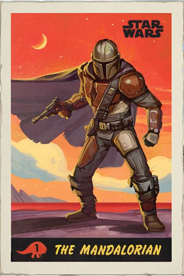 Star Wars The Mandalorian Poster Poster 61 x 91 cm - 5050574346825 - CrystalLotus.eu