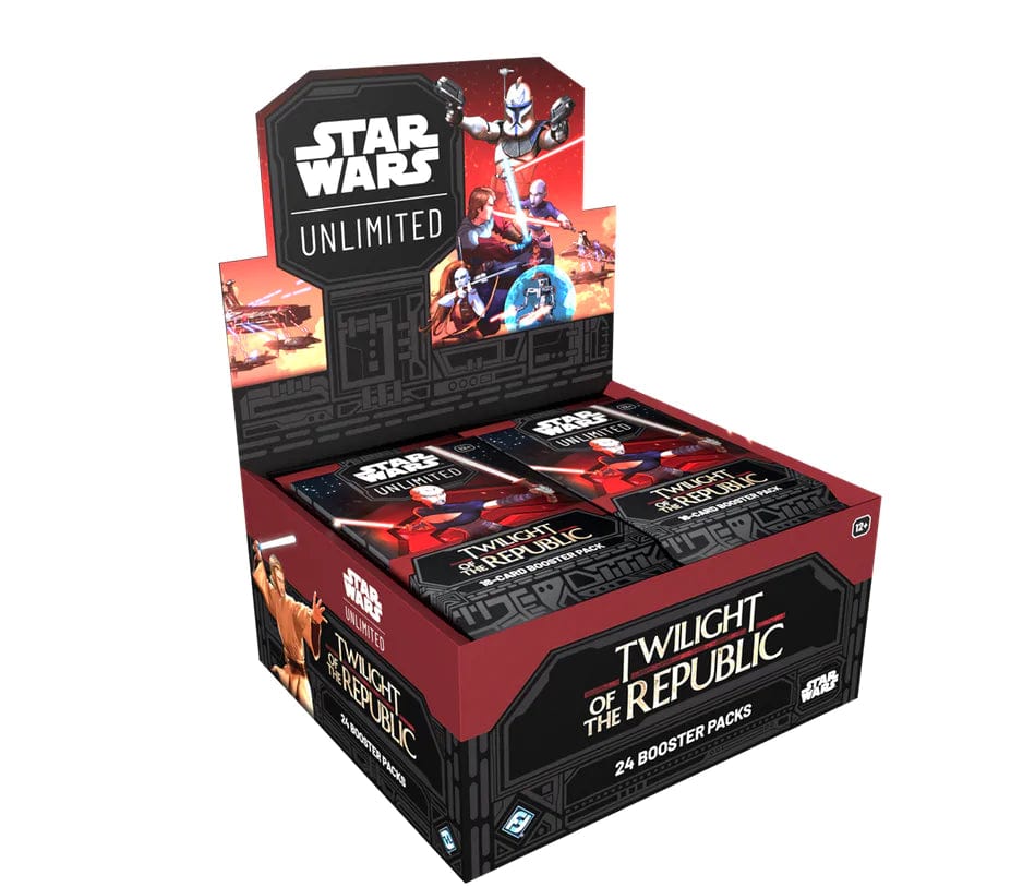 Star Wars: Unlimited - Twilight of the Republic Booster Box (24 Boosters) - 841333122232 - Crystal Lotus
