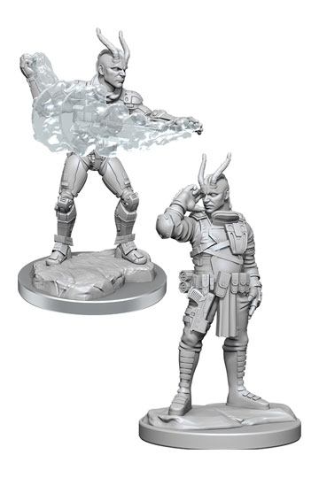 Starfinder Battles Deep Cuts Unpainted Miniatures 2 - Packs Lashunta Technomancer Male Case (2) - 634482905012 - CrystalLotus.eu