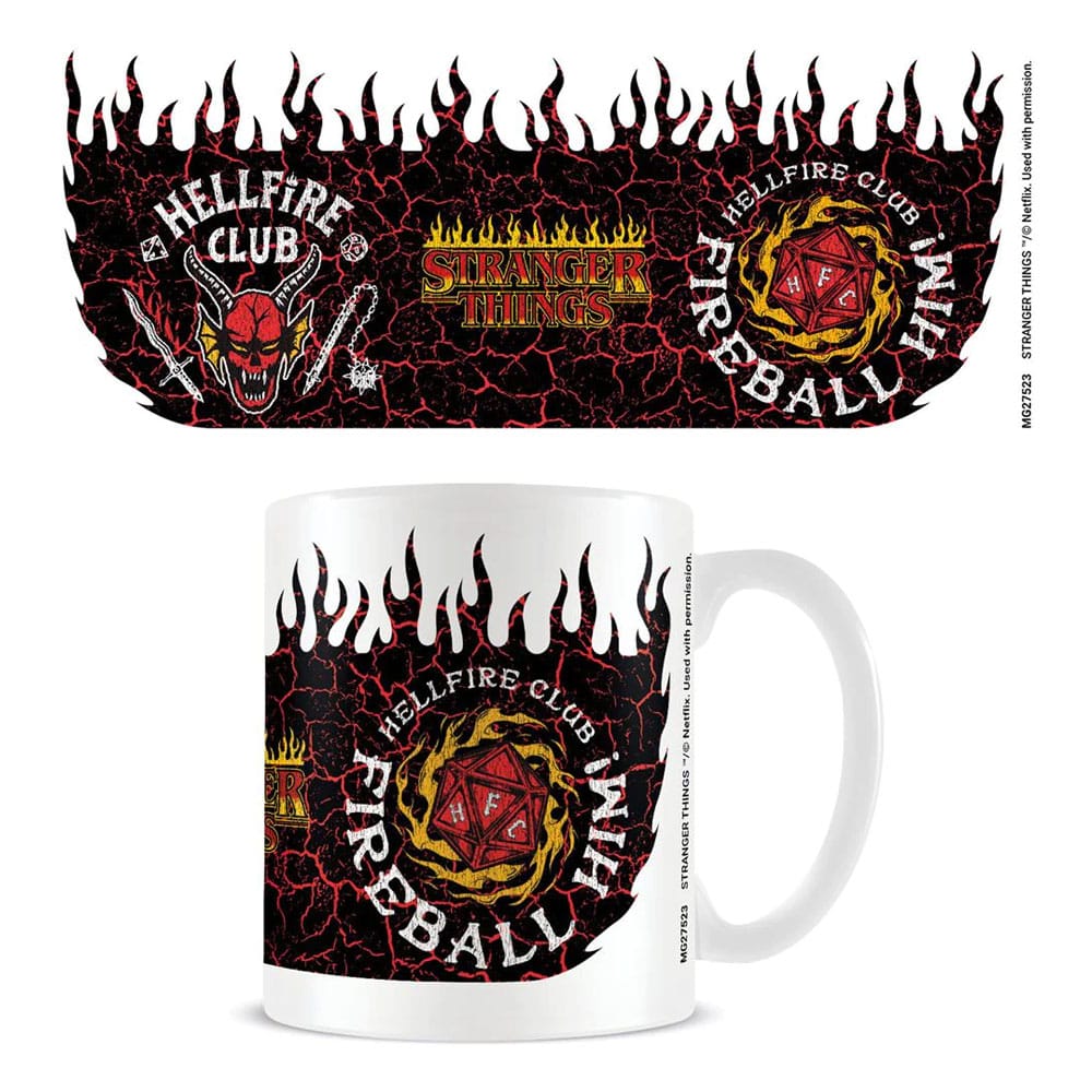 Stranger Things 4 Mug Fireball - 5050574275231 - CrystalLotus.eu