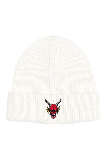 Stranger Things Beanie Hellfire White - 5056599753525 - CrystalLotus.eu