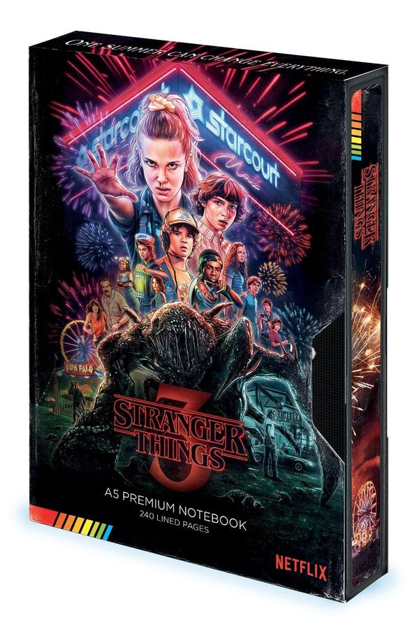 Stranger Things - Great Scott VHS Premium A5 Notebook - 5051265730534 - CrystalLotus.eu